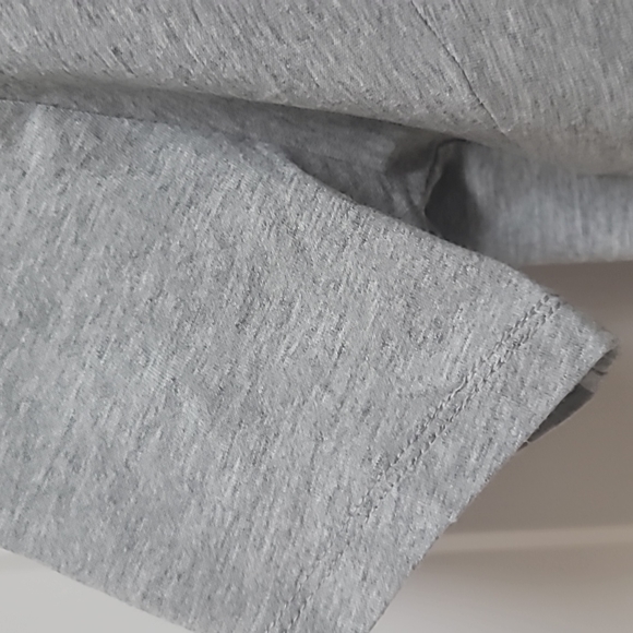 #30 Gray Marle Ruffle T-Shirt Top - Picture 7 of 11